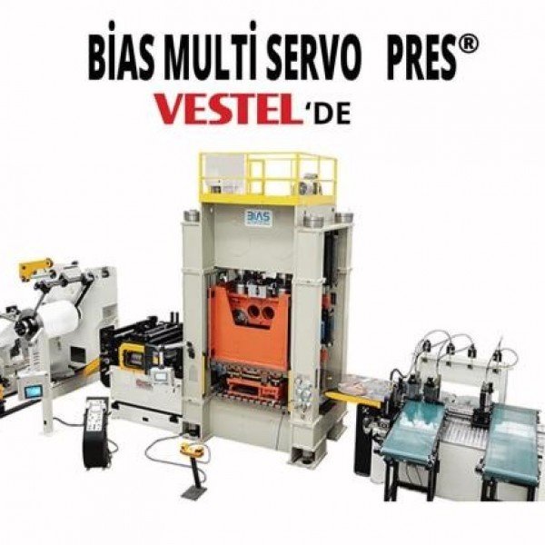 Dünya devi Vestel de BİAS Multi Servo Pres® kullanıyor.